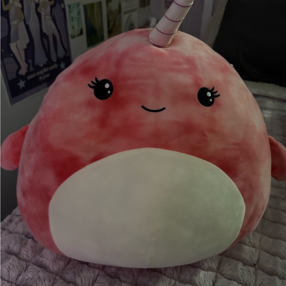 Squishmallows 16” Amiah the Narwhal Plush